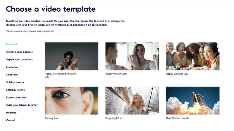 Use Magisto’s video templates and more for easy video content creation